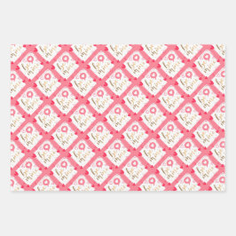 バレンタインデラッピング紙シート ラッピングペーパーシート