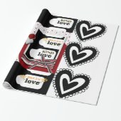 バレンタインデラッピング紙スマイルラブキッズ ラッピングペーパー (アンロールド)