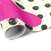 バレンタインデラッピング紙ピンクハート ラッピングペーパー (ロールコーナー)