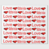 バレンタインデラッピング紙ラブマザー ラッピングペーパー (フラット)