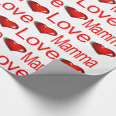 バレンタインデラッピング紙ラブマンマハート ラッピングペーパー (角)