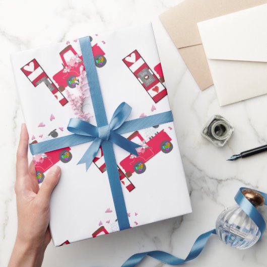 バレンタインデラッピング紙羊 ラッピングペーパー (ギフト)