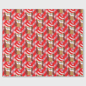 バレンタインデラッピング紙 ラッピングペーパー (フラット)