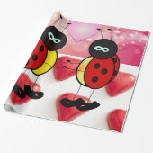 バレンタインデラッピング紙 ラッピングペーパー (アンロールド)