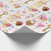 バレンタインデラッピング紙 ラッピングペーパー (角)