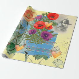 バレンタインデラッピング紙 ラッピングペーパー