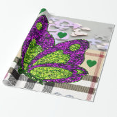 バレンタインデラッピング紙 ラッピングペーパー (アンロールド)