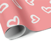 バレンタインデラッピング紙 ラッピングペーパー (ロールコーナー)