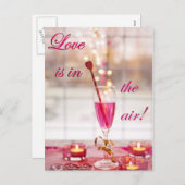 バレンタインデラブシャンパン シーズンポストカード (正面/裏面)