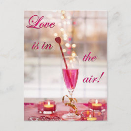 バレンタインデラブシャンパン シーズンポストカード