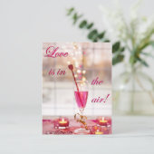 バレンタインデラブシャンパン シーズンポストカード (スタンド正面)