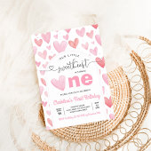 バレンタインデラブピンク誕生日 招待状