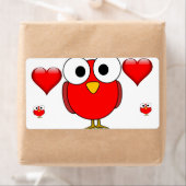 バレンタインデラベルフクロウ ラベル (インサイチュ)