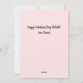 バレンタインデラマウォーターカラーハートツートーン シーズンカード (裏面)