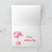 バレンタインデリバリーバイクホリデーカード シーズンカード (内部)