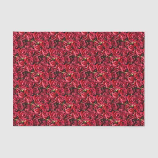 バレンタインデレッドローズ 薄葉紙 (正面)