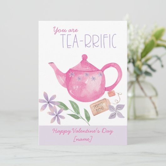 バレンタインデーあなたは素晴らしいプンティーポかわいらしット シーズンカード (スタンド正面)