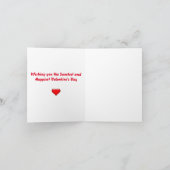 バレンタインデーおじいちゃん カード (内部)