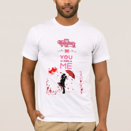 バレンタインデーおめでとう あなたと私のロマンティックな愛 Tシャツ