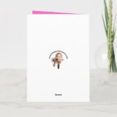 バレンタインデーおめでとう！[カスタムネーム]ワンコちゃん シーズンカード (裏面)