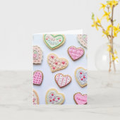 バレンタインデーおめでとう カード (黄色い花)