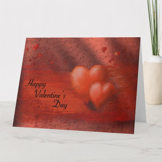 バレンタインデーおめでとう カード (正面)