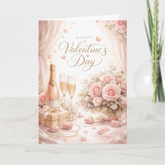 バレンタインデーおめでとう カード (正面)