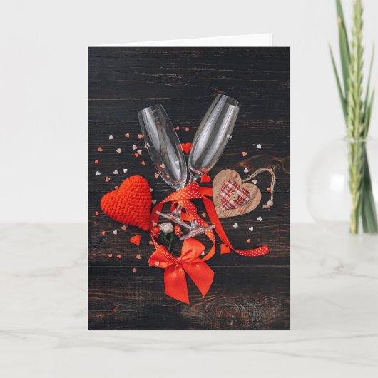 バレンタインデーおめでとう カード (正面)