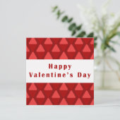 バレンタインデーおめでとう カード (スタンド正面)