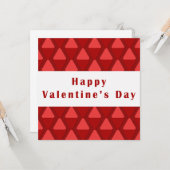 バレンタインデーおめでとう カード (正面/裏面インサイチュ)