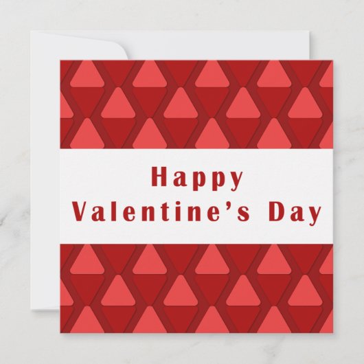 バレンタインデーおめでとう カード (正面)