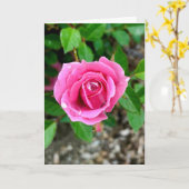 バレンタインデーおめでとう カード (黄色い花)