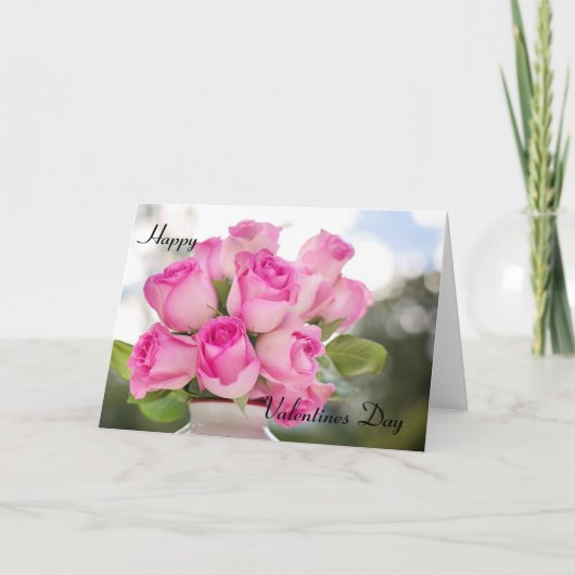 バレンタインデーおめでとう カード (正面)