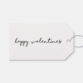 バレンタインデーおめでとう。シンプルな愛と最低限の演出で。 ギフトタグ
