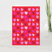 バレンタインデーおめでとう シーズンカード (裏面)