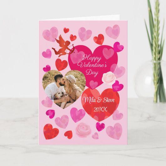 バレンタインデーおめでとう シーズンカード (正面)