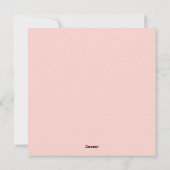 バレンタインデーおめでとう シーズンカード (裏面)