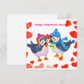 バレンタインデーおめでとう シーズンカード (正面/裏面)