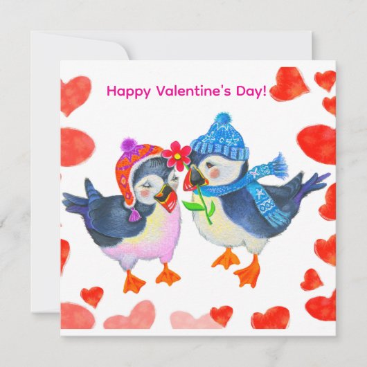 バレンタインデーおめでとう シーズンカード (正面)