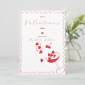 バレンタインデーおめでとう – チェリーハーツ イン カクテル シーズンカード (スタンド正面)