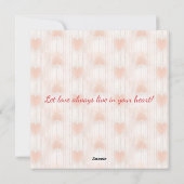 バレンタインデーおめでとう！バレンタインカード シーズンカード (裏面)