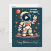 バレンタインデーおめでとう！バレンタインカード シーズンポストカード (正面/裏面)