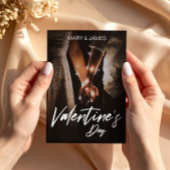 バレンタインデーおめでとう フォト ロマンティック シーズンポストカード