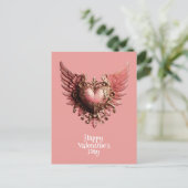 バレンタインデーおめでとう ポストカード (スタンド正面)