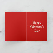 バレンタインデーおめでとう - 世界で最もかわいい犬 カード (内部)