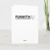 バレンタインデーおめでとう | 愛する二人が抱き合う カード (裏面)