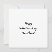 バレンタインデーおめでとう | 愛する人たちの抱擁 カード (裏面)