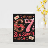 バレンタインデーおめでとう 67 ミームハート コケッティ ボウ カード (黄色い花)