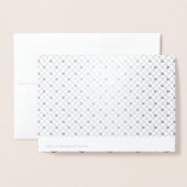 バレンタインデーおめでとう Lovely Elegant 現代的 箔カード (裏面封筒付き)