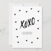 バレンタインデーおめでとう XoXo 結婚記念日おめでとう 愛 シーズンカード (正面)